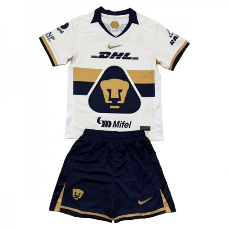Pumas UNAM Børn Hjemmebanesæt 2025-26 Kortærmet(+ Korte bukser)